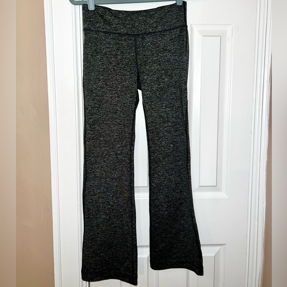 Aerie dark heather gray flare wide leg legging yoga pants